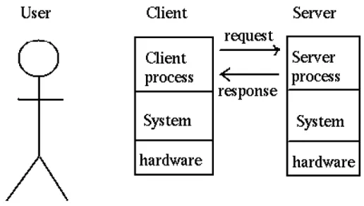 Gambar 2.3 Client Server System 