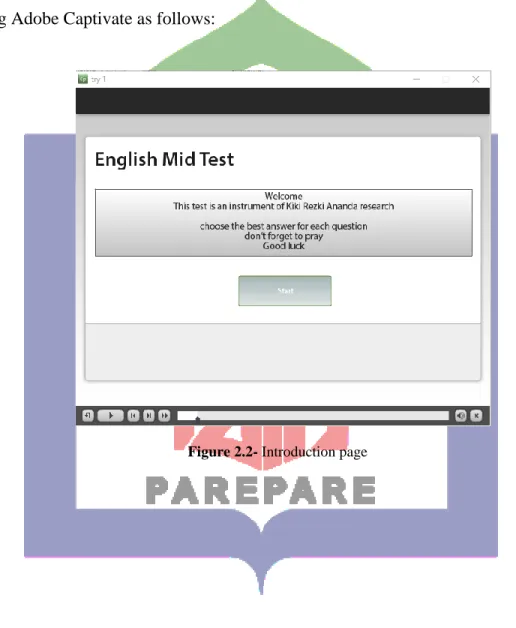 Figure 2.2- Introduction page 