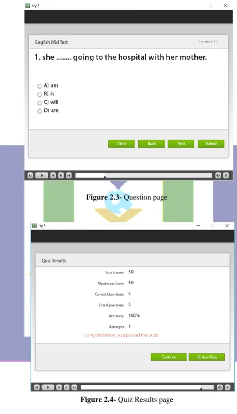 Figure 2.3- Question page 
