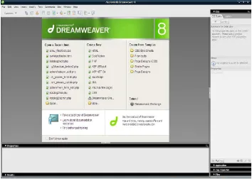 Gambar 2.8 Adobe Dreamweaver 8 