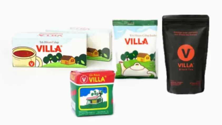 Ilustrasi 2. Produk Teh Villa Indonesia 