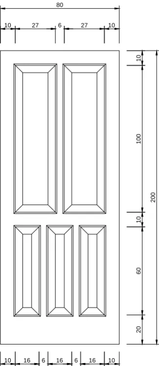 Gambar 24. Gambar Pintu Panil 