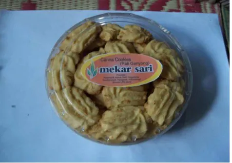 Gambar 4. Cheese canna cookies 