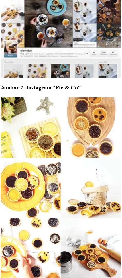 Gambar 2. Instagram “Pie & Co”   