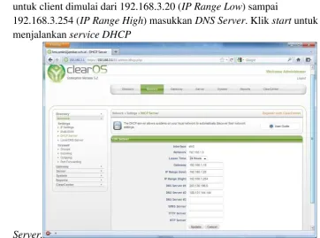 Gambar 3. 34. Pengaturan DNS server 
