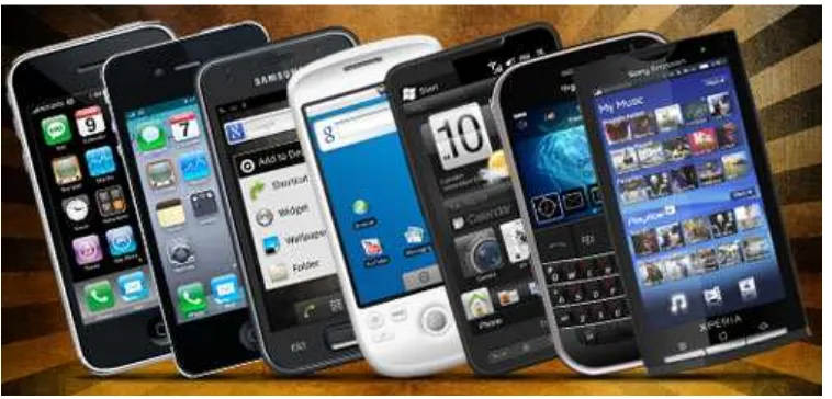 Gambar II.5 Beberapa macam smartphone 