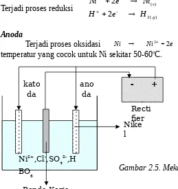 Gambar 2.5. Mekanisme Pelapisan Ni