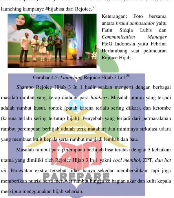 Gambar 4.5: Launching Rejoice Hijab 3 In 1 58
