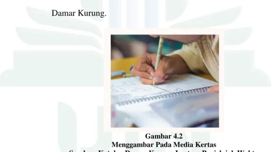 Gambar 4.3  Mewarnai Gambar 