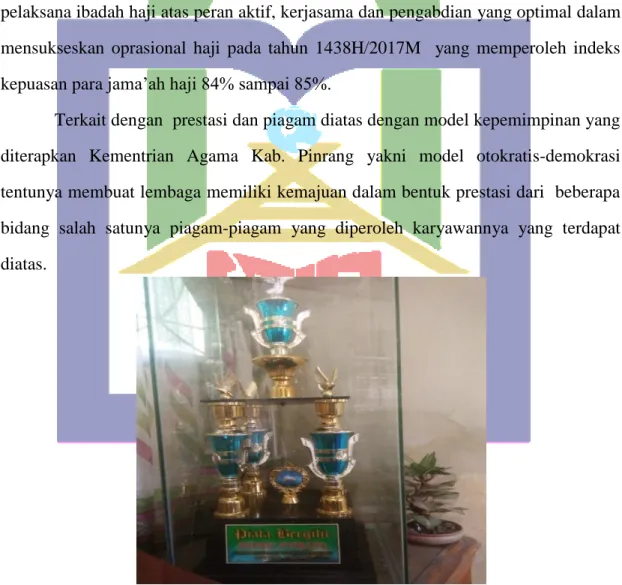 Gambar 4.4 Piala bergilir 
