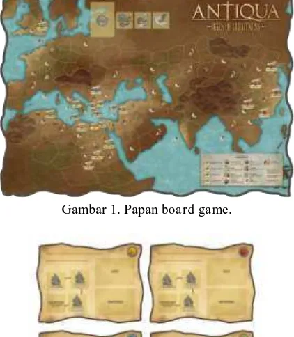 Gambar 1. Papan board game.  