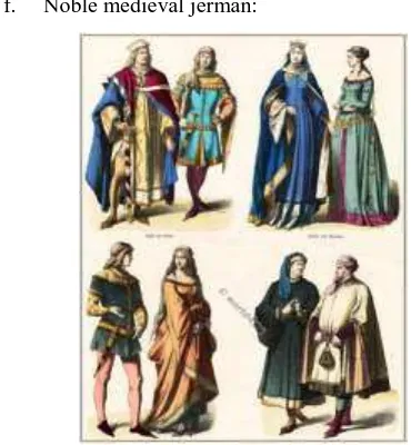 gambar 10 Gambar Kostum pernikahan Wanita medieval  