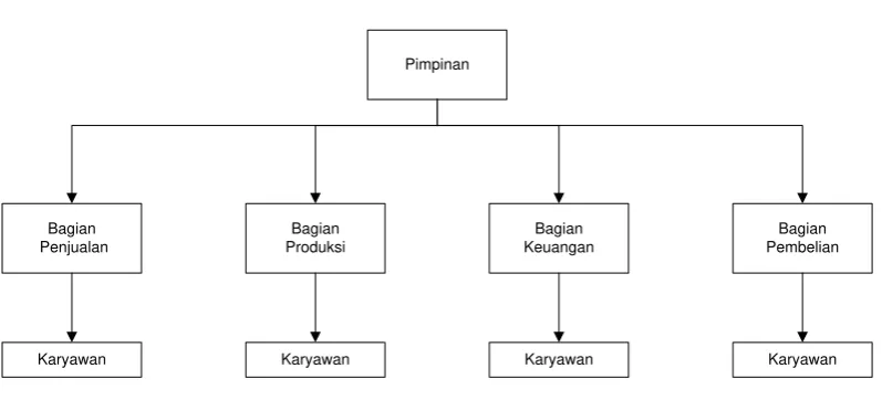 Gambar 3.1 Struktur Organisasi 