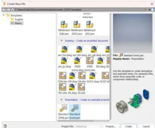Gambar 3.12 Tutorial Presentation (.ipn) Trolly Menggunakan Inventor. 