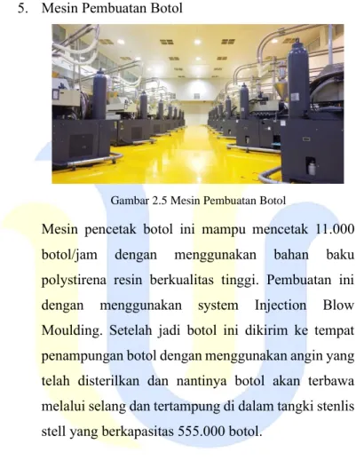 Gambar 2.5 Mesin Pembuatan Botol 