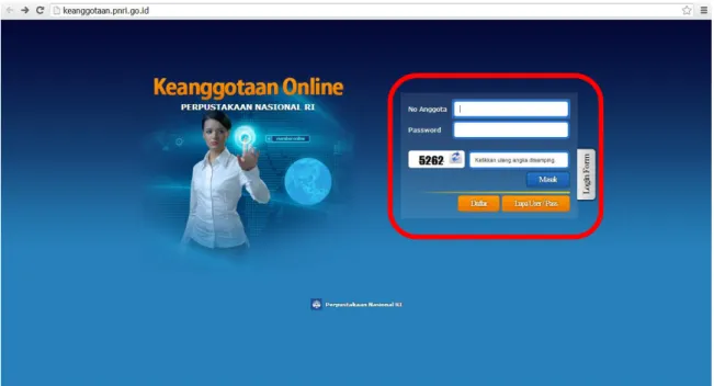 Gambar  2. Tampilan Halaman Pendaftaran 