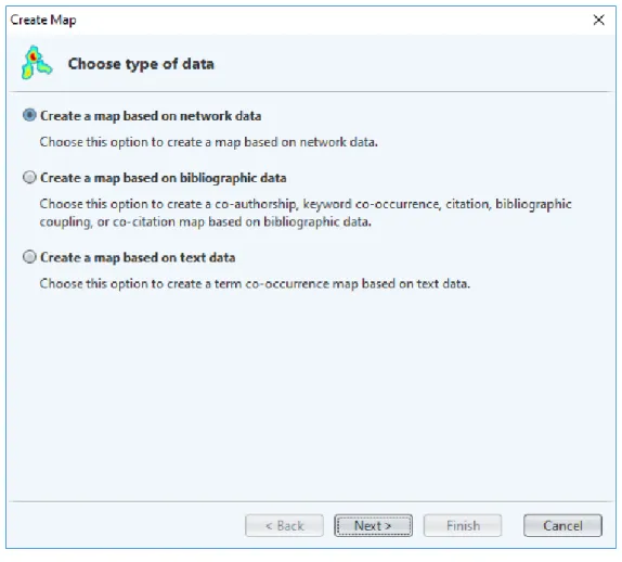 Figure 6. First step of the Create Map wizard. 