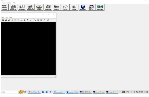 Gambar 1. Tampilan Software Erdas Imagine 9.1 