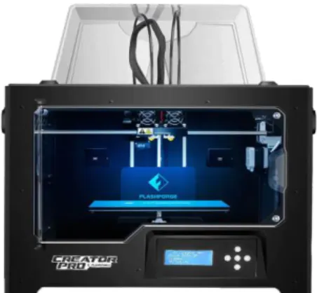 Gambar 2.1 Mesin cetak Flashforge Creator Pro 3D 