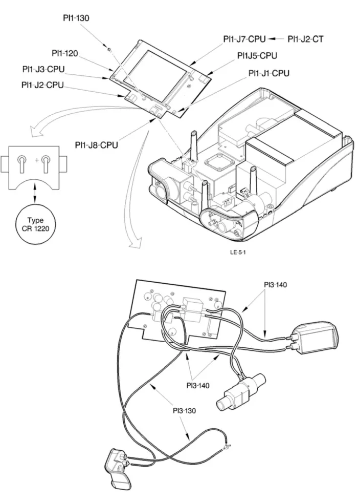 Gambar  CP  5.1  –  Papan  CPU,  baterai  3V