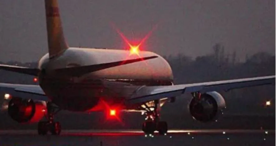 Gambar 1.1 position light on Aircraft B737-8
