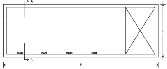 Gambar 3.9 Denah Cable Chamber 