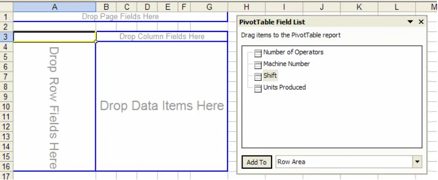 Figure 6.11 The completed pivot table.  