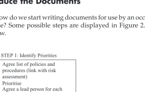 Figure 2.1 Framework for Producing Documents