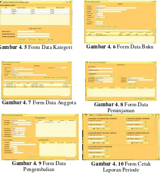 Gambar 4. 6 Form Data Buku 
