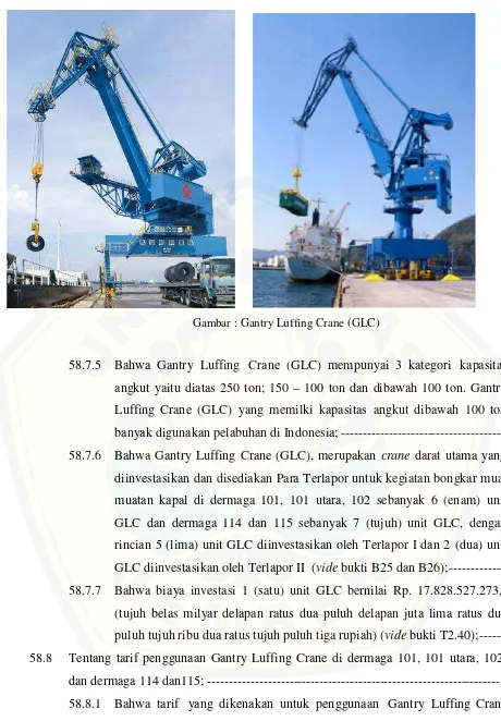 Gambar : Gantry Luffing Crane (GLC)