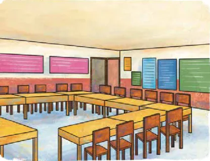 Gambar 4  Contoh Penataan Ruang Kelas