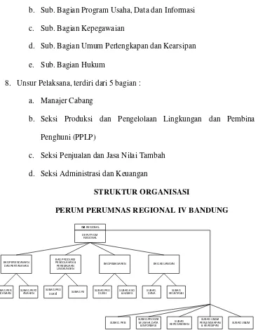Gambar 3.1 Struktur Organisasi Perum Perumnas