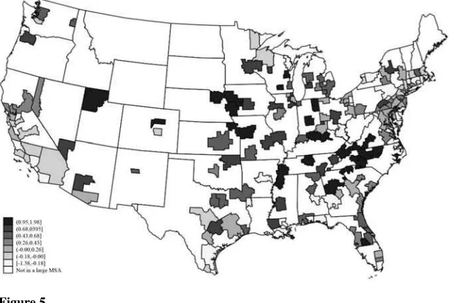 Figure 4Percent of Low- Skilled Female Population Using Welfare 1990