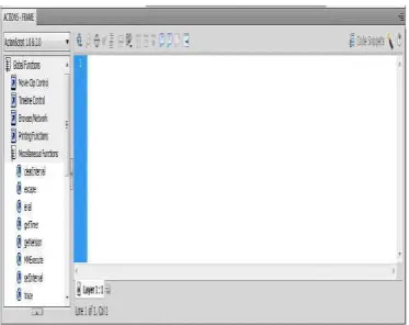 Gambar 2.6 Panel Action