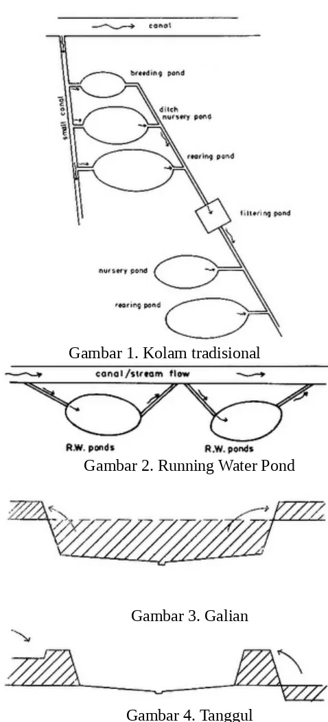 Gambar 1. Kolam tradisional