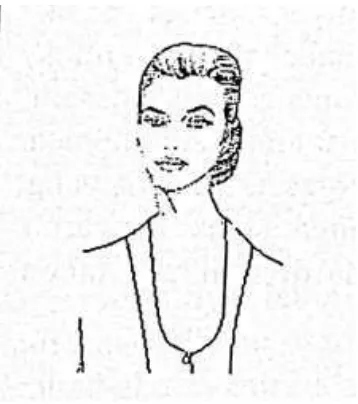Gambar II.22 Square neckline. (sumber Irma Russanti, 2007. Desain Kebaya 