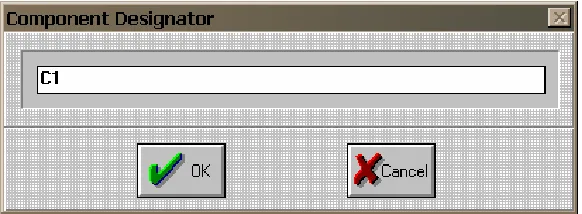Gambar 9. Jendela Component Designator 