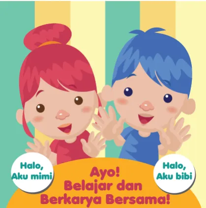 Gambar 3. Contoh gaya ilustrasi buku anak 