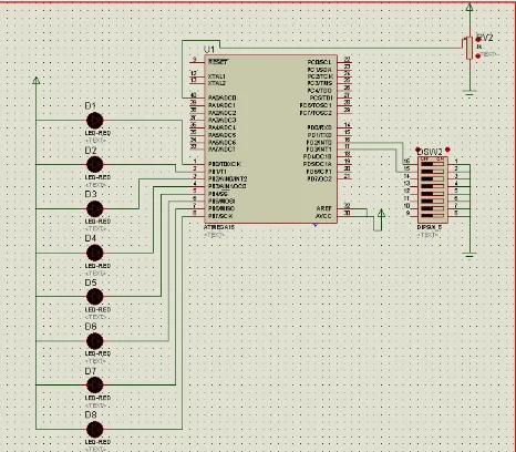 Gambar 7. Hasil pemasangan komponen ADC LED