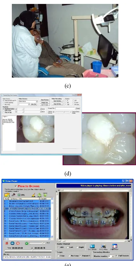 Figure 5. MyDentist, an integrated application for dentist’s private practice  