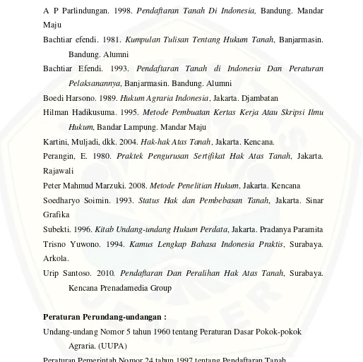 Grafika Subekti. 1996. Kitab Undang-undang Hukum Perdata, Jakarta. Pradanya Paramita 