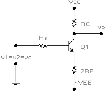Gambar 43. Rangkaian pada common-mode 
