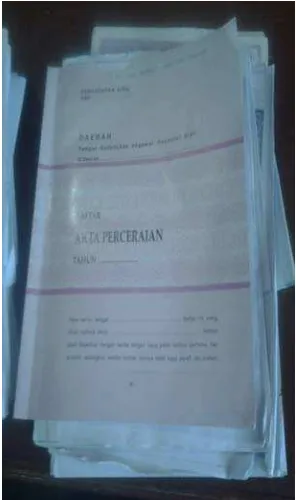 Gambar 2: Buku Register  Akta Perceraian dan Akta Kematian  