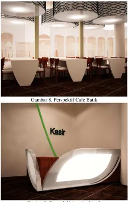 Gambar 8. Perspektif Cafe Batik   