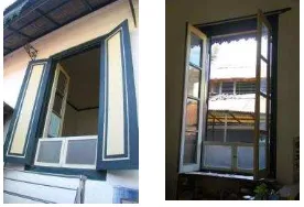 Gambar 24. Jendela pada Rumah Tinggal Keluarga Ko Som Ien 