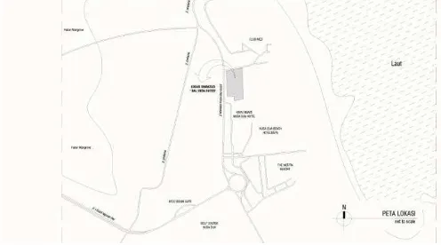 Gambar 1. Peta lokasi perancangan  