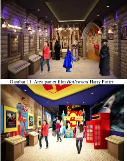 Gambar 11. Area pamer film Hollywood Harry Potter 