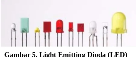 Gambar 5. Light Emitting Dioda (LED)