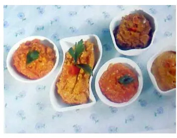 Gambar 2. Aneka sambal 