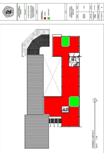 Gambar 3.5 Zoning Lantai 3 